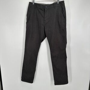 prAna Men's Straight Fit‎ Charcoal Gray Casual Pants Size 31